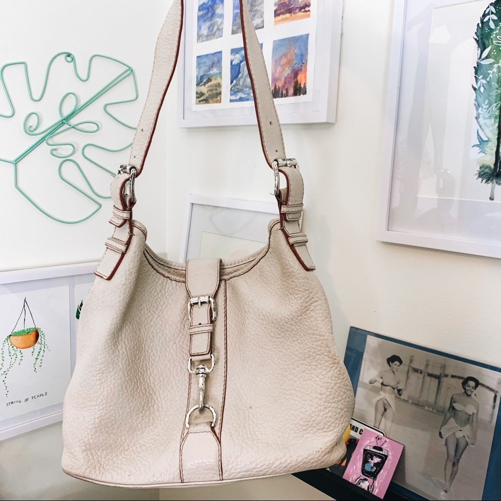MICHAEL Michael Kors Vintage White Shoulder Bag